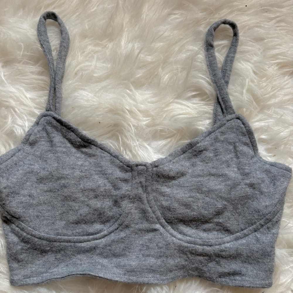 Zara Heather Gray Women's Bralette